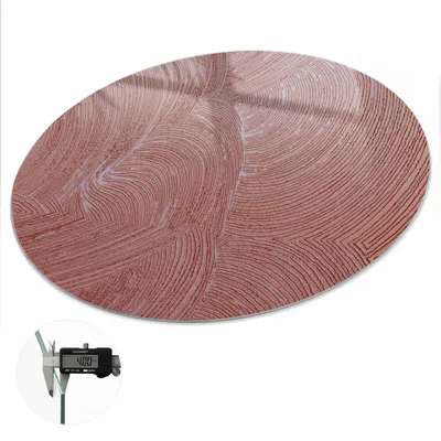 Produktbild von Glas Tischplatte fi50 cm – Tischauflage aus gehärtetem Glas – Glasplatte für Esstisch – Küchentischplatte aus Glas – Tischschutz Glas modern – Dekorative Glasplatte – Pflegeleichte Glastischplatte – Sicherheitsglas Tischplatte – Komplizierte Muster