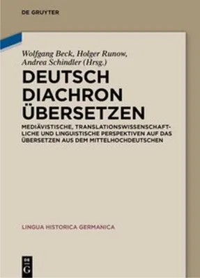 Produktbild von Deutsch diachron übersetzen