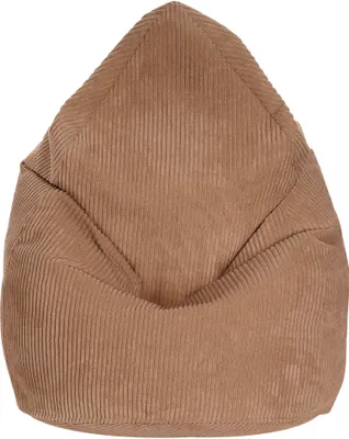 Produktbild von Dreamroots Bean Bag 80x80x120cm Sitzsack mit Lehne und Bezug Sitzkissen Boden Chill Sack Bubibag Sitzsack Sitzsack mit Füllung Sitzsack Brown Bear
