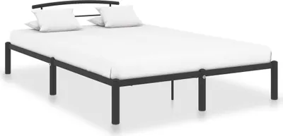 Produktbild von Bettgestell Schwarz Metall 120x200 cm