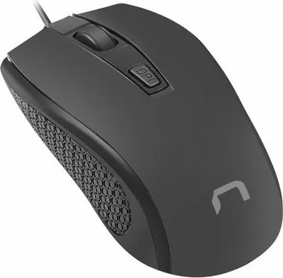 Image de Souris optique Natec HOOPOE 2 1600 DPI. USB. Noire