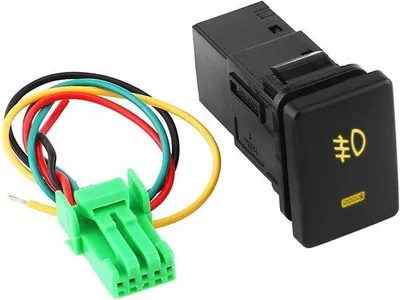 Produktbild von 12V 4-Weg Auto Mistlamp Schalter mit Gelber Anzeige - Wassertank Schalter