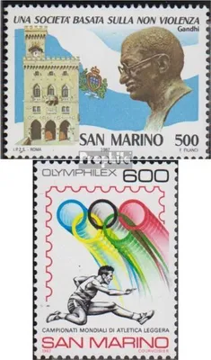 Produktbild von Briefmarken San Marino 1987 Mi 1372,1374 (kompl.Ausg.) postfrisch Gewaltlosigkeit