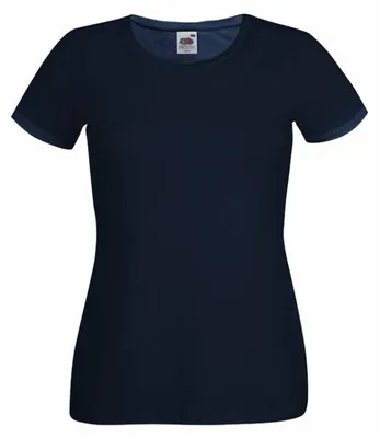 Zdjęcie produktu dla Koszulka damska, długi rękaw - FOL CREW NECK T/W - deep navy - rozmiar L