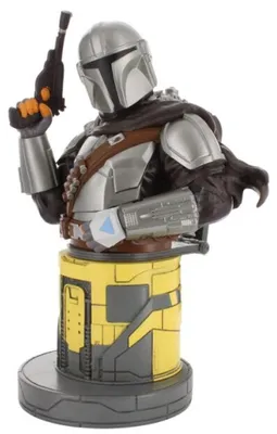 Immagine prodotto di Supporto a clip per figurine di Star Wars: The Mandalorian - Cacciatore di taglie, connettore per cavo, 21 cm