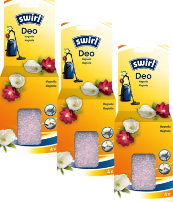Produktbild von SWIRL Staubsauger-Deo Perlen Südsee Magnolie 3 Packungen gleichmäßige Duftabgabe