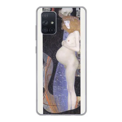 Produktbild von MuchoWow® Handyhülle Schutzhülle Hülle für Samsung Galaxy A51 Hoffnung I - Gustav Klimt Silikon Softcase Handy Hülle - Schutzabdeckung