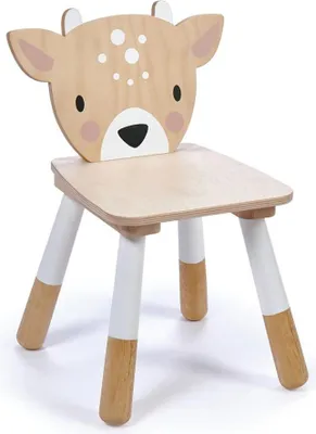 Obrázok produktu pre Tender Leaf Toys Forest Deer Chair, stolček, Biela, Drevo, Preglejka, 3 rok / roky, 32 cm, 30 cm