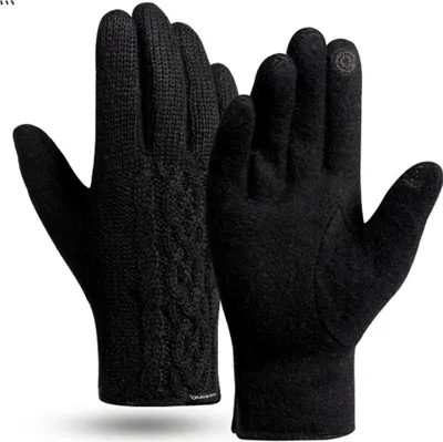 Produktbild von Strickhandschuhe Touchscreen Verdickte Winterhandschuhe Handschuhe