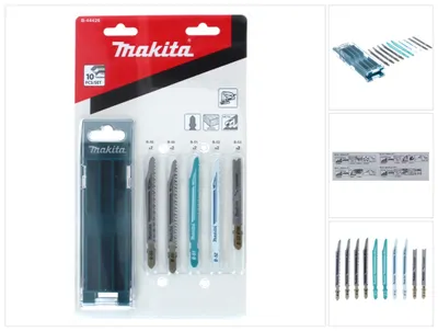 Image de Makita B-44426 Lame de scie sauteuse assortiment B