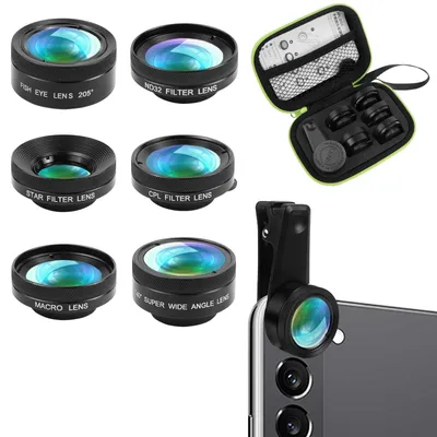 Immagine prodotto di Solidchoice - Kit di obiettivi 6-in-1 per smartphone