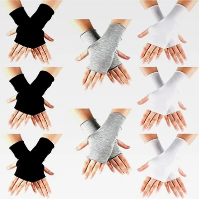 Produktbild von 8 Paar fingerlose UV-Schutz-Handschuhe