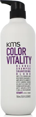 Produktbild von KMS Color Vitality Blonde Shampoo Shampoo für die Neutralisierung der gelben Töne 750 ml