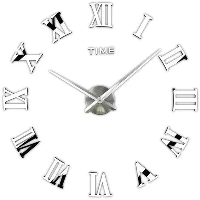 Produktbild von Unyqoos® Kreative DIY-Wanduhr mit modernem 3D-Design und Acrylelementen