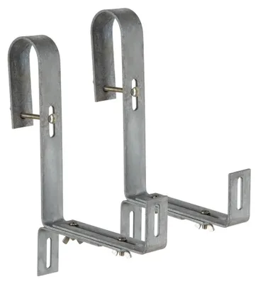 Zdjęcie produktu dla Uchwyty do donic Dehner do balustrad rurowych, 2 sztuki