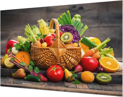 Produktbild von Wandtapete - Dekorative Tapete für Wohnzimmer- Tapetenfolie für Wanddekoration - 104x70 cm - Fruchtige Fülle