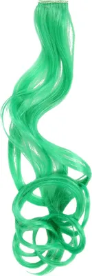 Produktbild von WIG ME UP 1 Clip-In Strähne wellig Grün YZF-P1C25-T1857