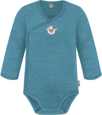 Produktbild von normani Baby Merino Wickelbody Langarm