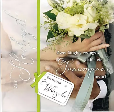 Produktbild von Depesche Emotions Klappkarte 044c zur Hochzeit