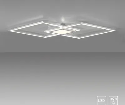 Produktbild von Selltec LED Deckenleuchte MINCIO Serienschalter, getrennt schaltbar, warmweiß Licht Wohnzimmer, Schlafzimmer, Esszimmer, Flur, Küche, Büro