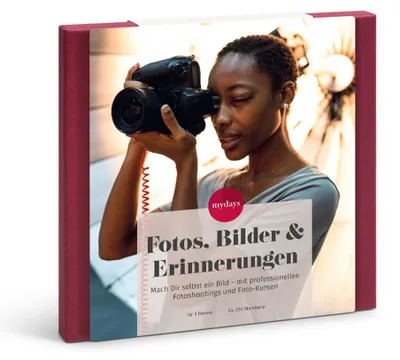 Produktbild von mydays Geschenkbox Fotoshootings; Erlebnis verschenken oder selbst erleben; Gutschein für 1 Person(en)