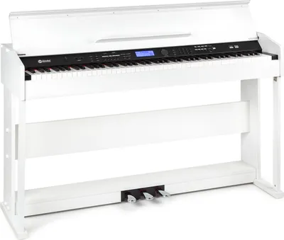 Produktbild von Schubert Digitalpiano, 88 Tasten, 360 Klangfarben, 160 Rhythmen, 80 Demosongs Zweistimmigkeitsfunktion, integriertes Metronom, viele zuschaltbare Effekte, LC-Display, Verbinden mit Smartphone, weiß