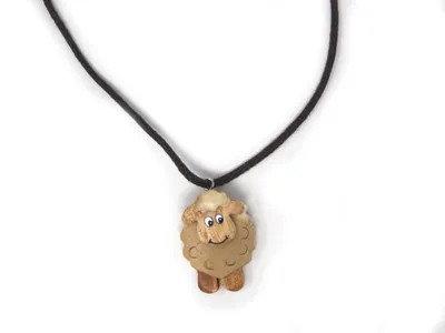 Produktbild von Kette aus Holz - Schaf