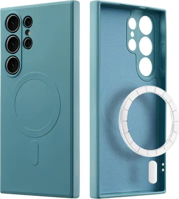 Image de imoshion Color Backcover avec MagSafe pour le Samsung Galaxy S24 Ultra - Vert fumé