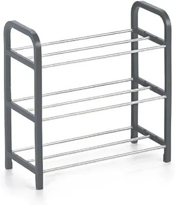 Produktbild von Schuhschrank Metall, 3 Ebenen, 40x19x44 cm, für Flur und Schlafzimmer