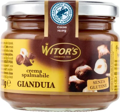 Produktbild von Giandula glutenfreie Schokolade und Haselnusscreme 200g - Witor's