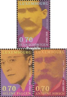 Produktbild von Briefmarken Luxemburg 2018 Mi 2163-2165 (kompl.Ausg.) postfrisch Persönlichkeiten
