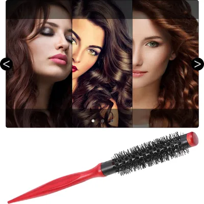 Produktbild von 15 mm Haar-Rundbuerste Quiff Roller Comb für DIY Frisur Salon Friseur Runde Haarbuerste Nylon Kamm