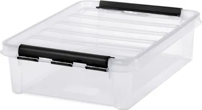 Produktbild von Úložný box SmartStore CLASSIC 14 8 litrov priehľadný / čierny