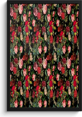 Produktbild von MuchoWow® MuchoWow® Gerahmtes Poster Blumen - Rosen - Rosa 40x60 cm - Poster mit zchwarzem Bilderrahmen - Papierdruck - Wandbilder