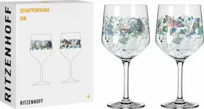 Immagine prodotto di Ritzenhoff Schattenfauna Gin Calice Set da 2 (C. Mcallister) H25 #7 #8