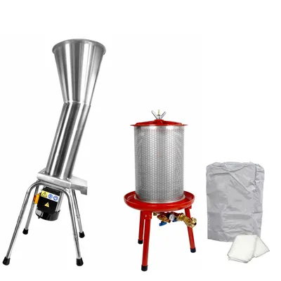 Produktbild von SET Angebot: Edelstahl Obstmuser OME 700 + Hydropresse 20 Liter FP20H