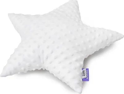 Produktbild von White Minky Sternkissen