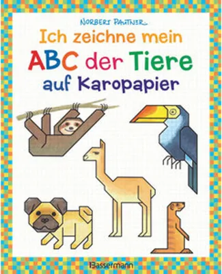 Obrázok produktu pre Ich zeichne mein ABC der Tiere auf Karopapier. Zeichnen, Buchstaben und Zählen lernen. Die Zeichenschule mit Erfolgsgarantie! Für Kinder ab 5 Jahren