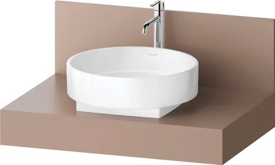 Image de Console Balcoon Duravit rectangulaire, 1 découpe au centre , 800x550x370mm, BA90560IFIF0000