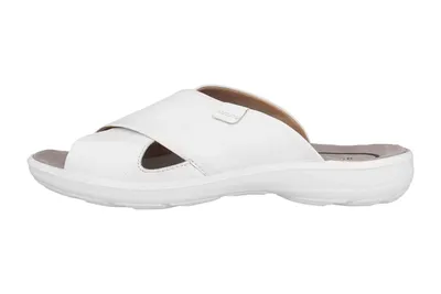Zdjęcie produktu dla Klapki Jomo w dużych rozmiarach, białe 890614 284 212 – duże buty damskie