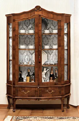 Image de Buffet Étagère Armoire en verre Vitrines Meubles italiens Armoire en verre Nouveau