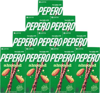Produktbild von Lotte Pepero Almond Sticks 10x32g