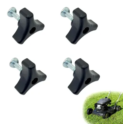 Zdjęcie produktu dla Uchwyt do kosiarki - Uchwyty - 4 szt. - 55 mm - Metal nierdzewny