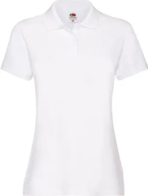 Produktbild von Poloshirt für Damen Lady-Fit Premium Polo - Weiß, M