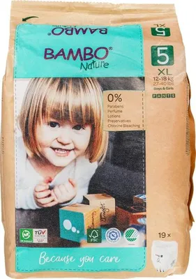 Productafbeelding van Bambo Nature Luierbroekjes 5 Junior (19 stuks)