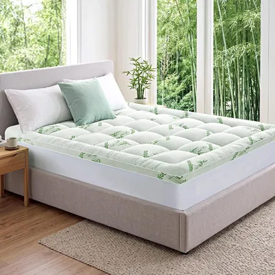 Produktbild von SE Matratzenauflage Bambusfaser 150x200 cm 1000 g/m² weich