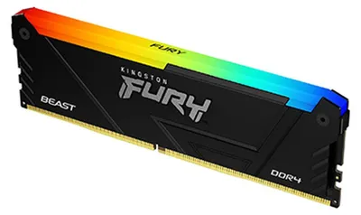 Zdjęcie produktu dla Kingston Technology FURY Beast RGB moduł pamięci 32 GB 1 x 32 GB DDR4