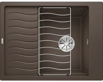 Obrázek produktu pro Granitový dřez Blanco Blanco Elon hnědá 50 x 65 cm 524833