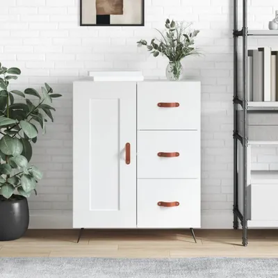 Produktbild von Sideboard Weiß 69,5x34x90 cm Holzwerkstoff