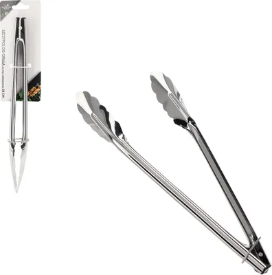 Produktbild von Edelstahl-Grillzange 28Cm Für Die Zubereitung Von Steaks